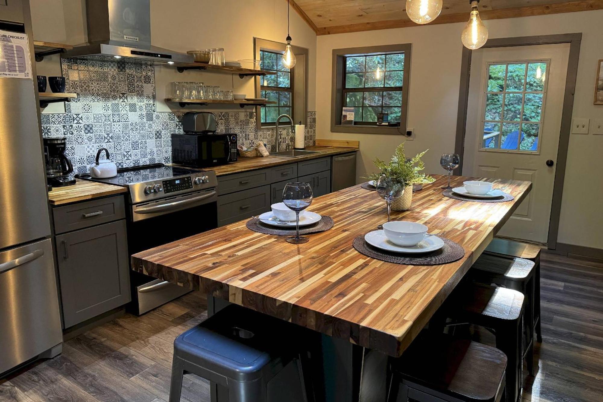 Waterfall Cabin McCookville 外观 照片